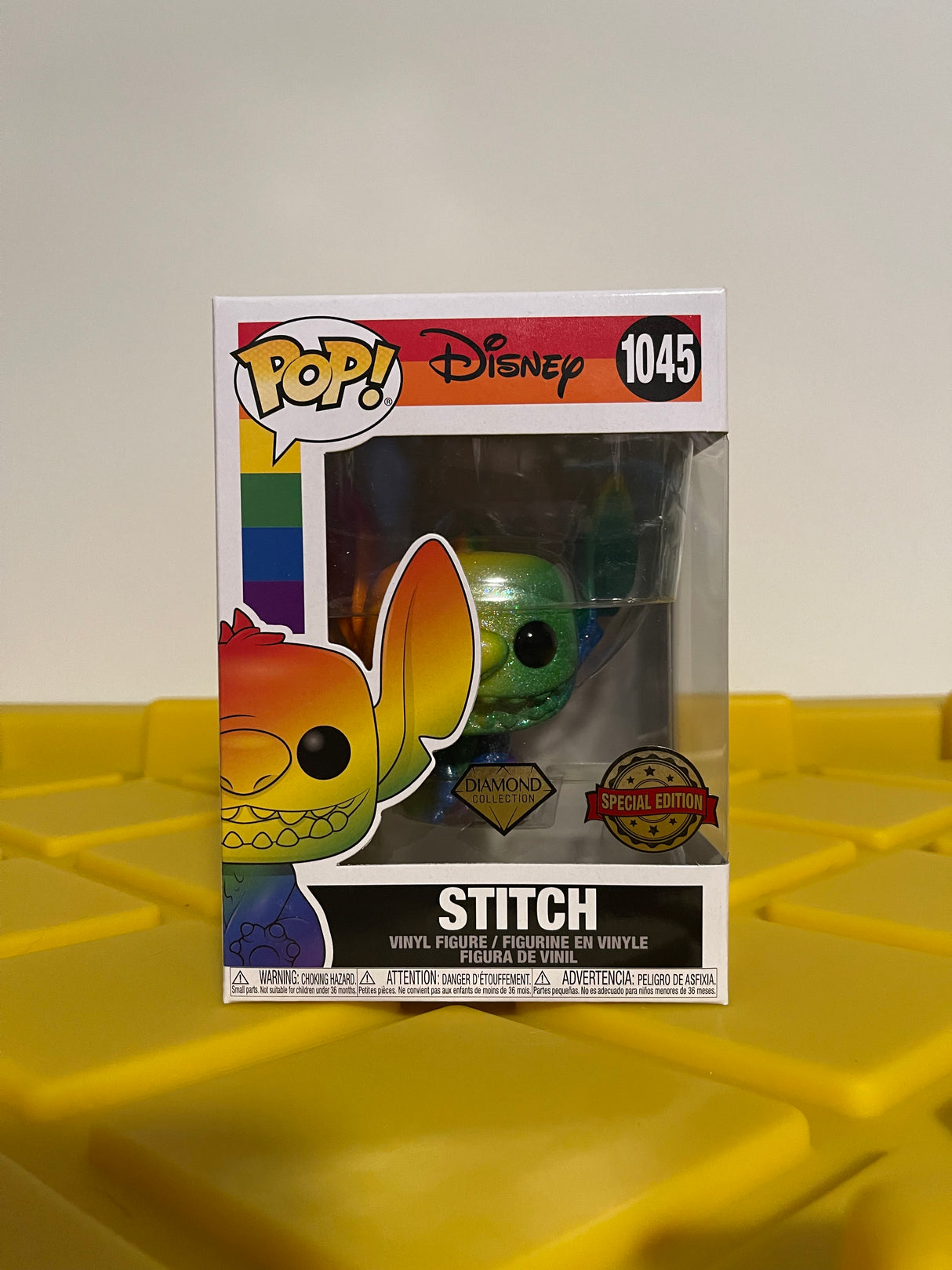 Funko POP! Stitch (Rainbow) (Diamond) - Limited Edition Special Edition Exclusive