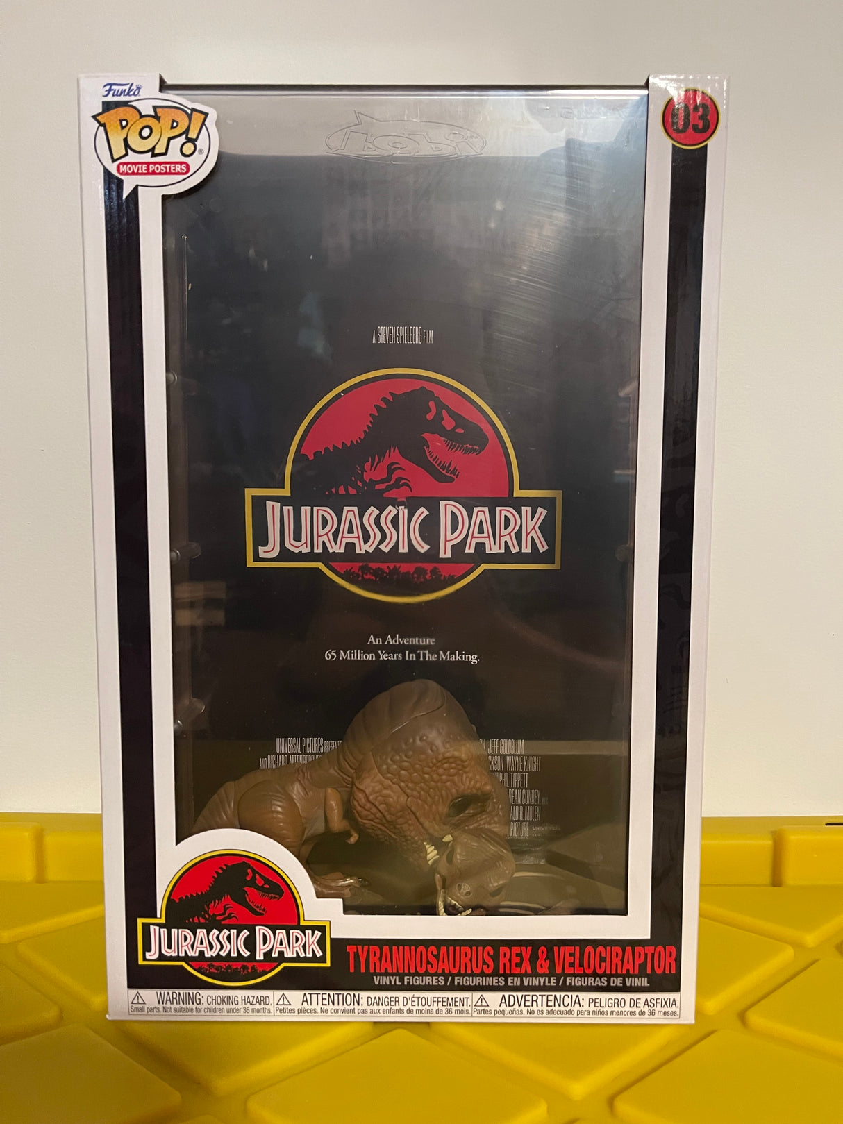 Funko POP! Tyrannosaurus Rex & Velociraptor (Movie Poster)