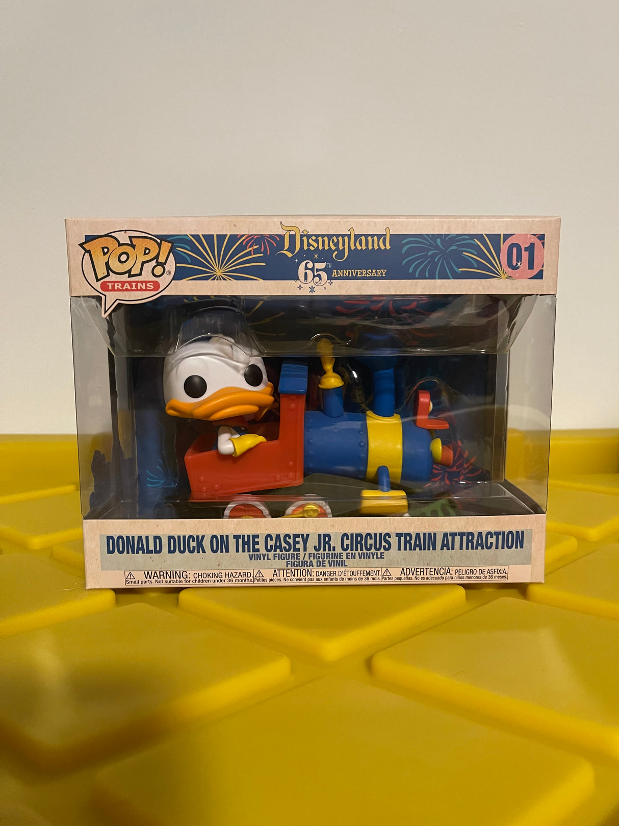Donald Duck On The Casey Jr. Circus Train Attraction