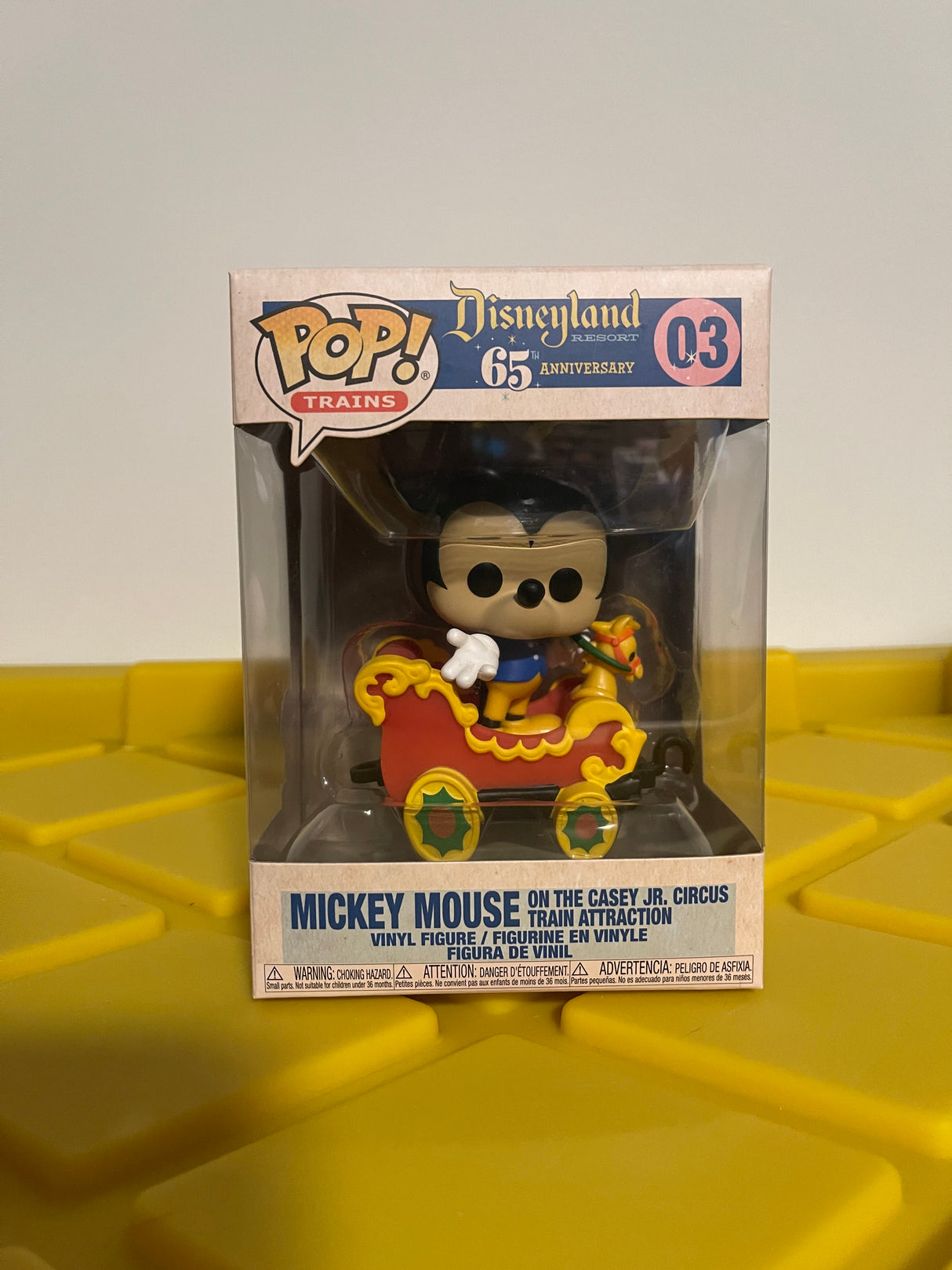 Mickey Mouse On The Casey Jr. Circus Train Attraction