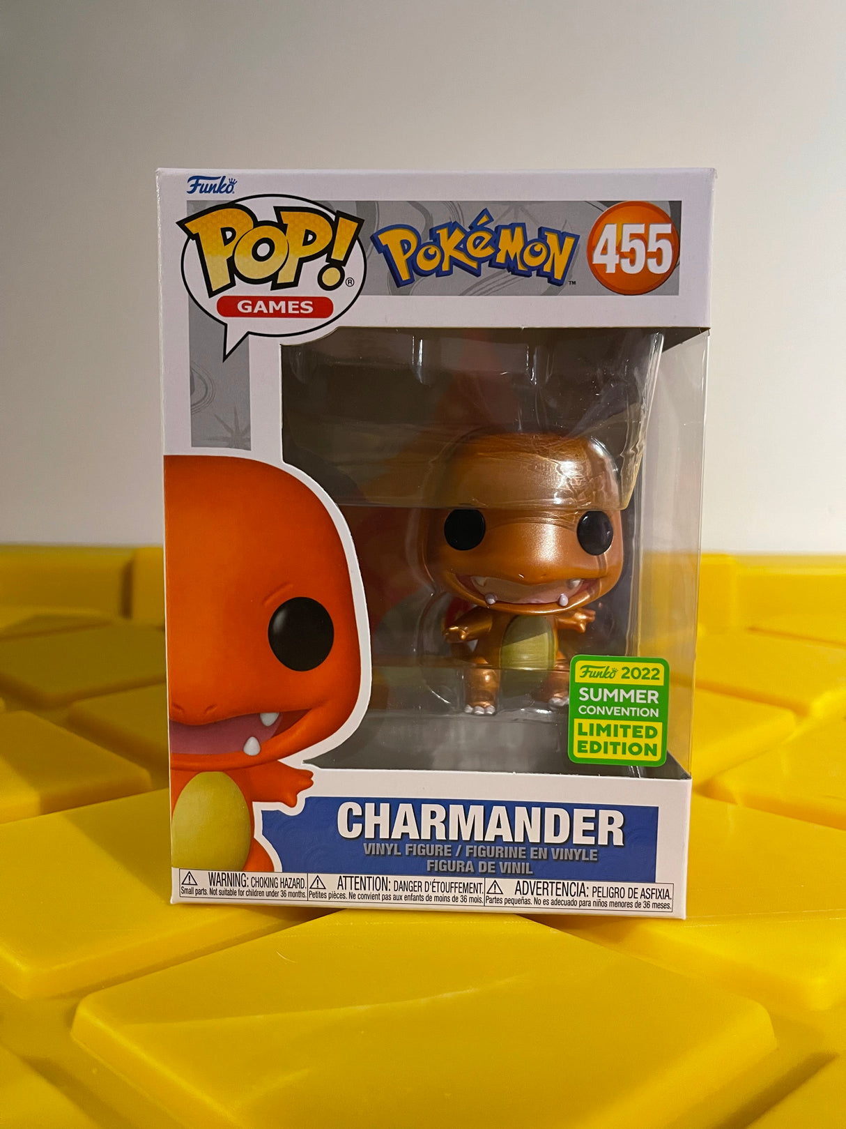 Funko POP! Charmander (Metallic) - Limited Edition 2022 SDCC Exclusive