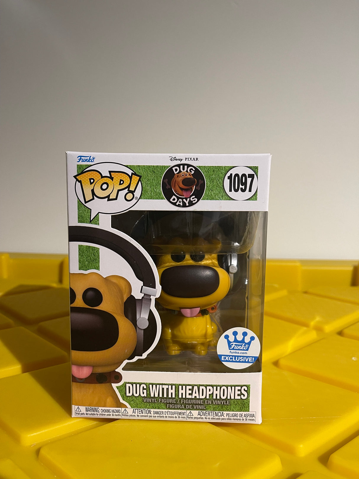 Funko POP! Dug With Headphones - Limited Edition Funko Shop Exclusive