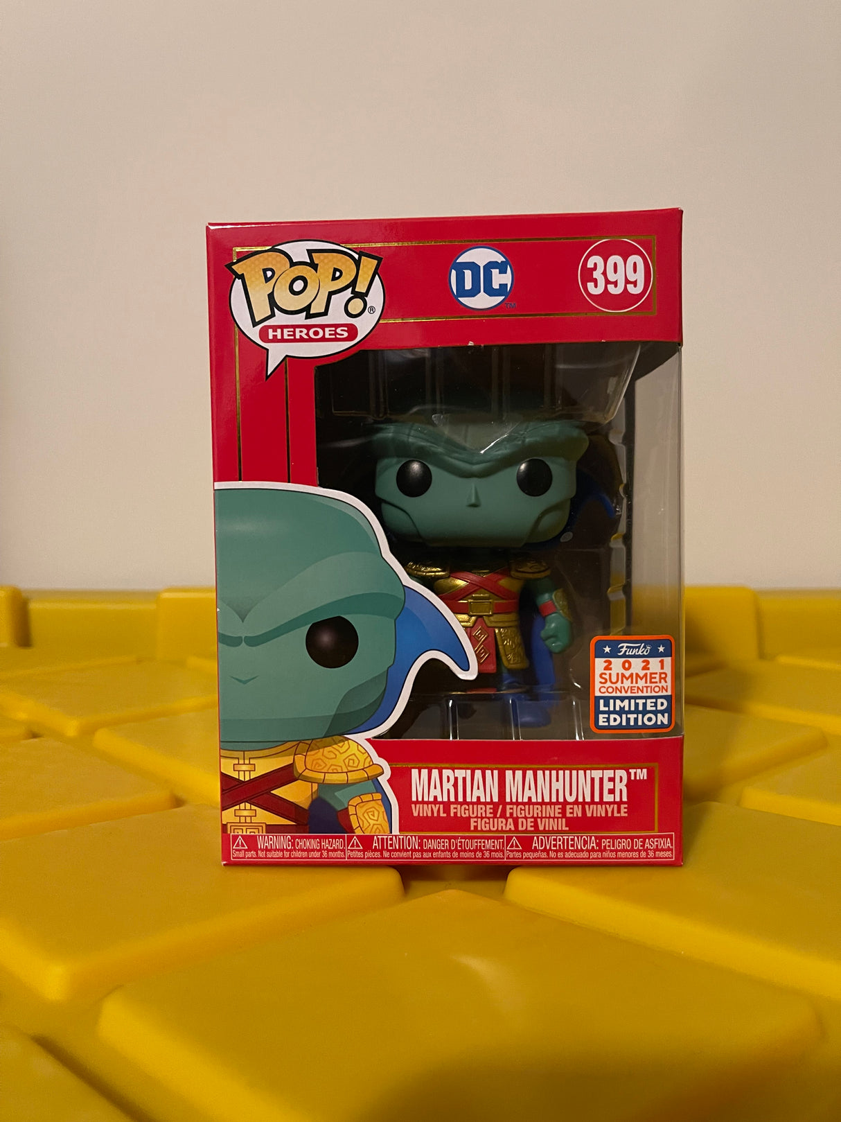 Funko POP! Martian Manhunter - Limited Edition 2021 SDCC (FunKon) Exclusive
