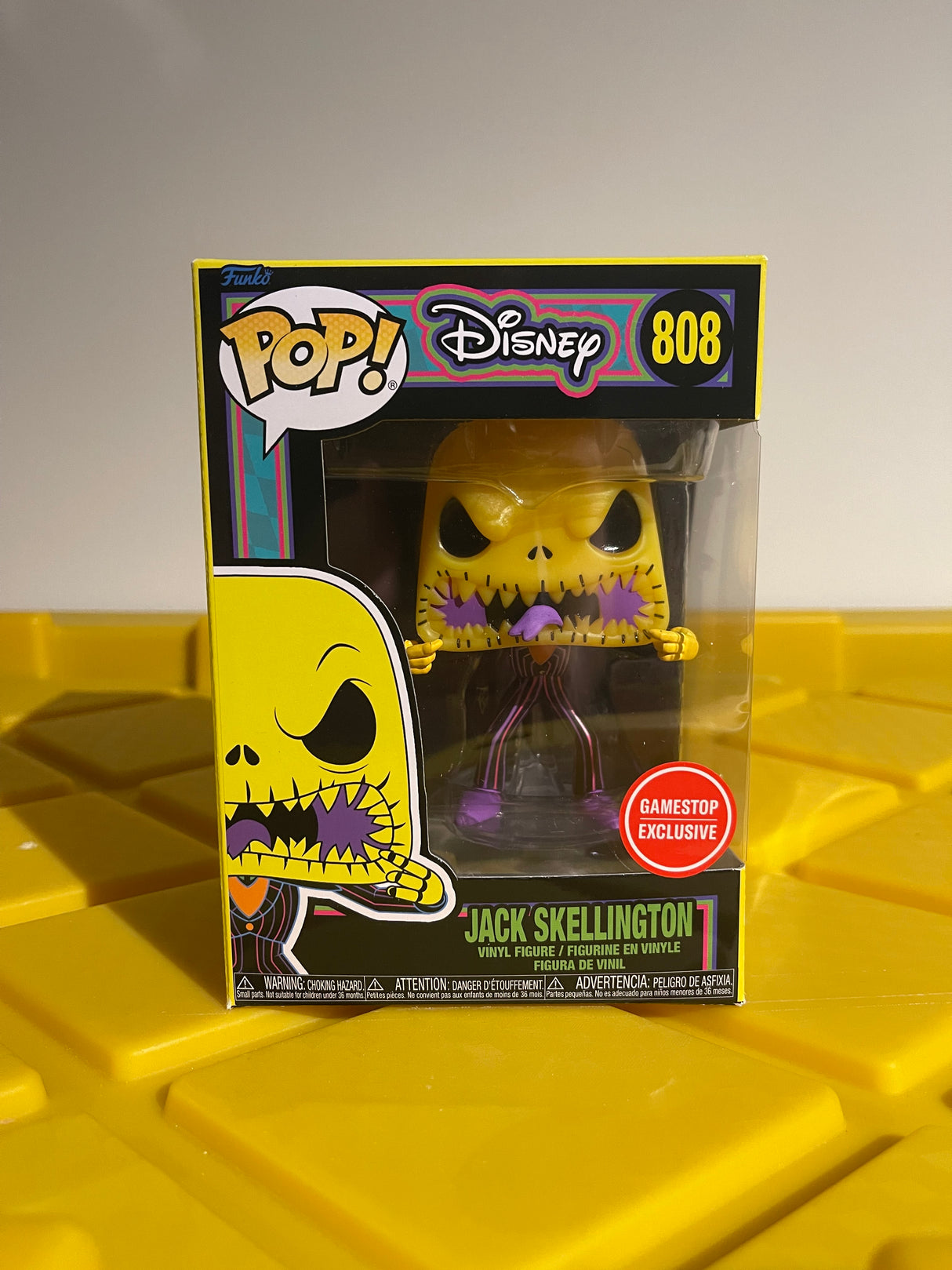 Funko POP! Scary Face Jack (Black Light) - Limited Edition GameStop Exclusive