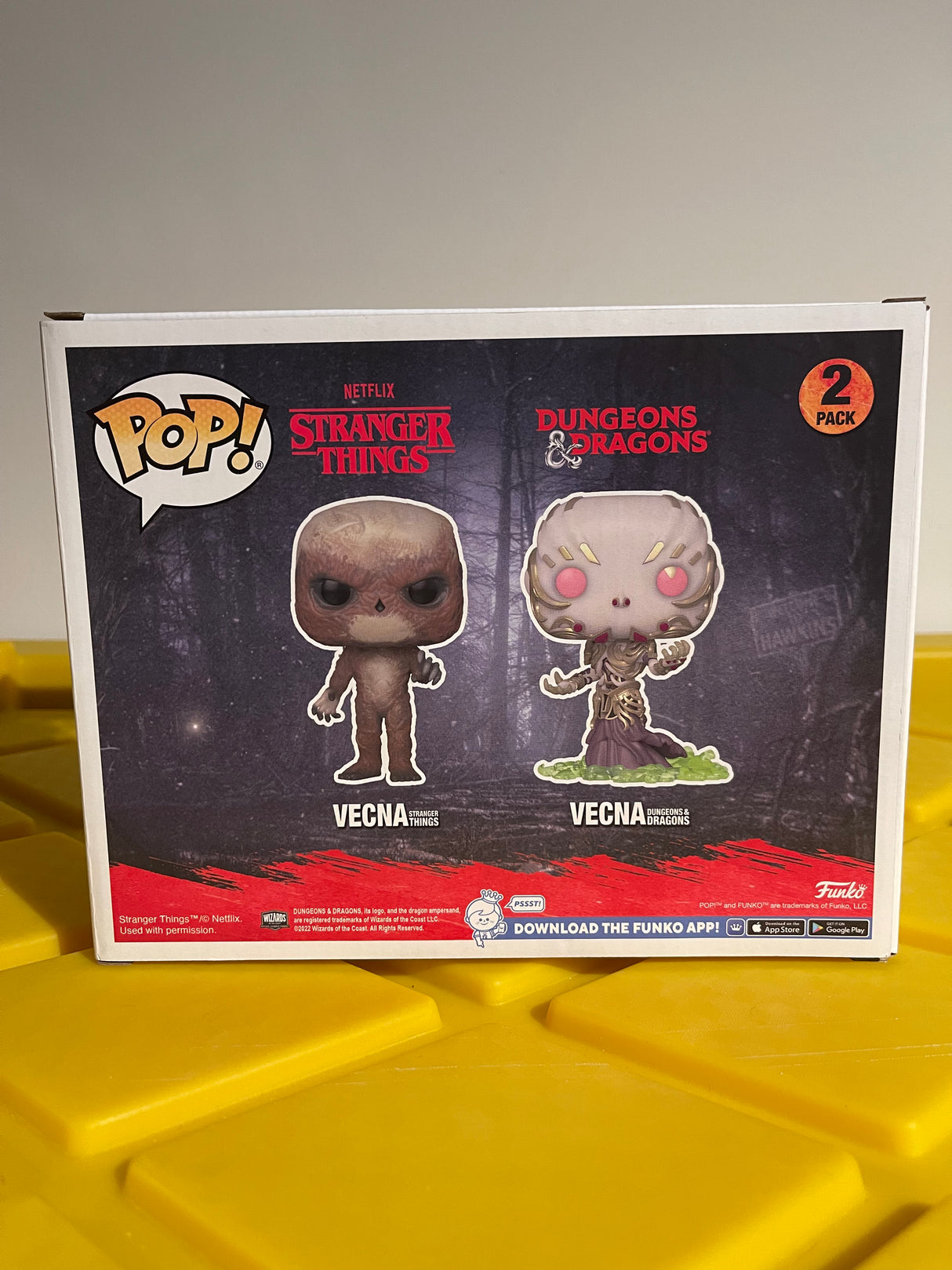 Funko POP! Vecna Stranger Things & Vecna Dungeons & Dragons (2-Pack) - Limited Edition 2022 NYCC Exclusive