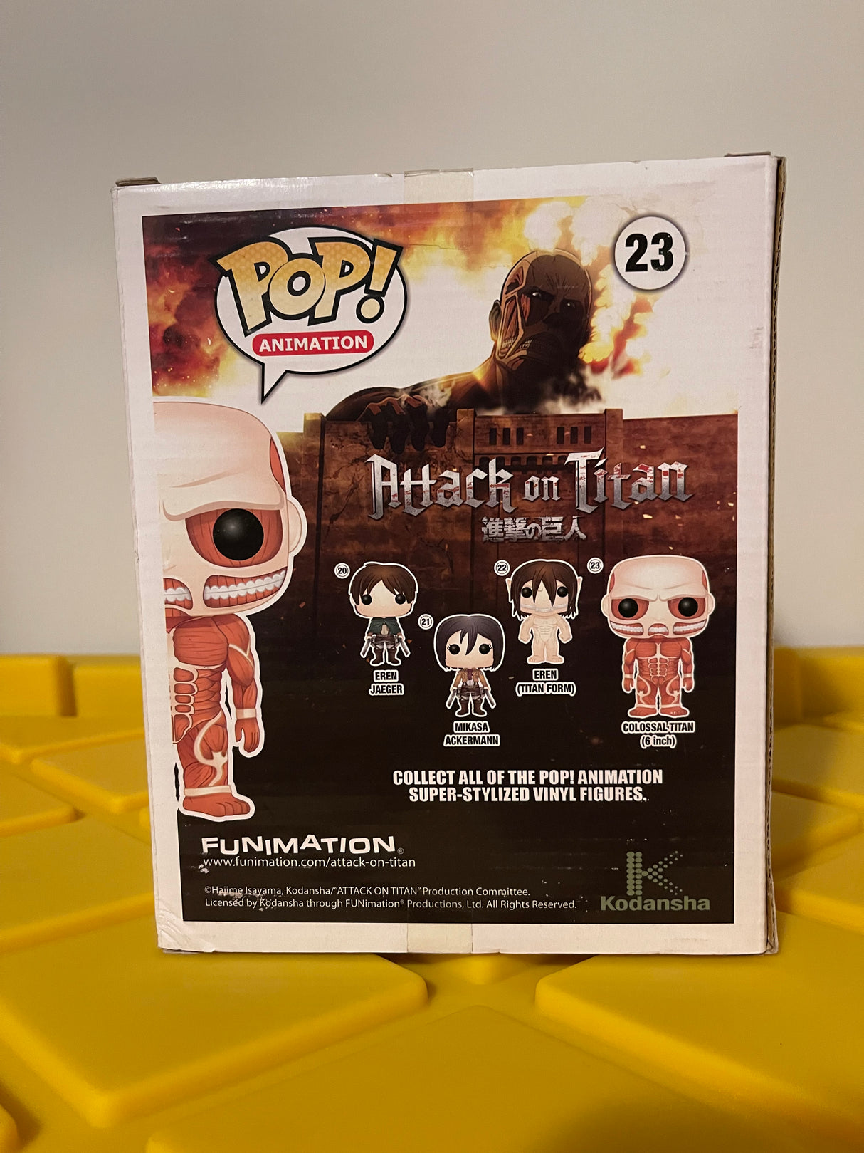Funko POP! 6" Colossal Titan (Black & White) - Limited Edition HMV Exclusive