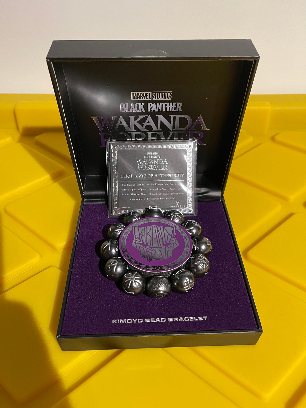 Black Panther Kimono Bead Bracelet