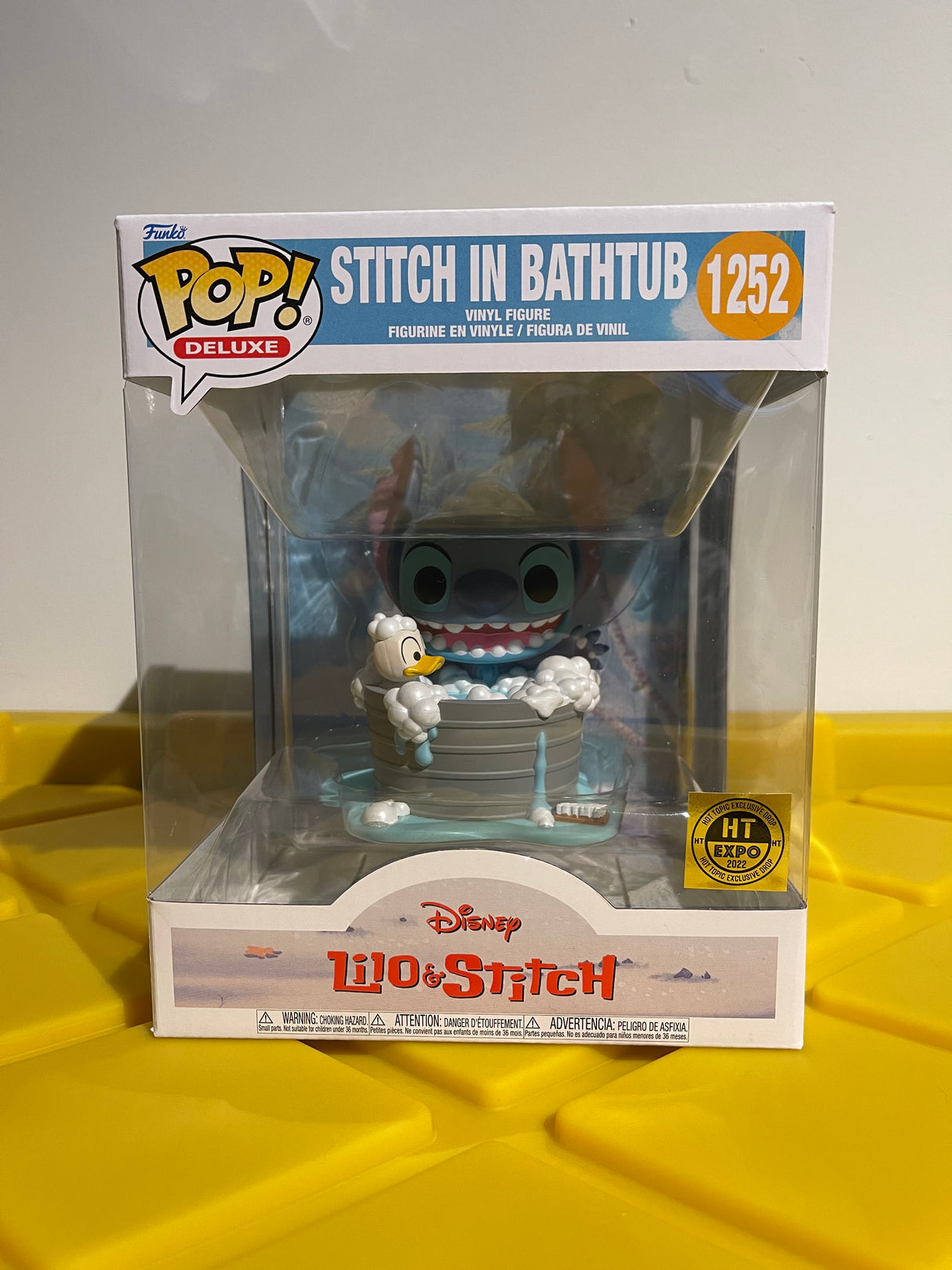 Funko POP! 6" Stitch in Bathtub - Limited Edition Hot Topic Expo 2022 Exclusive
