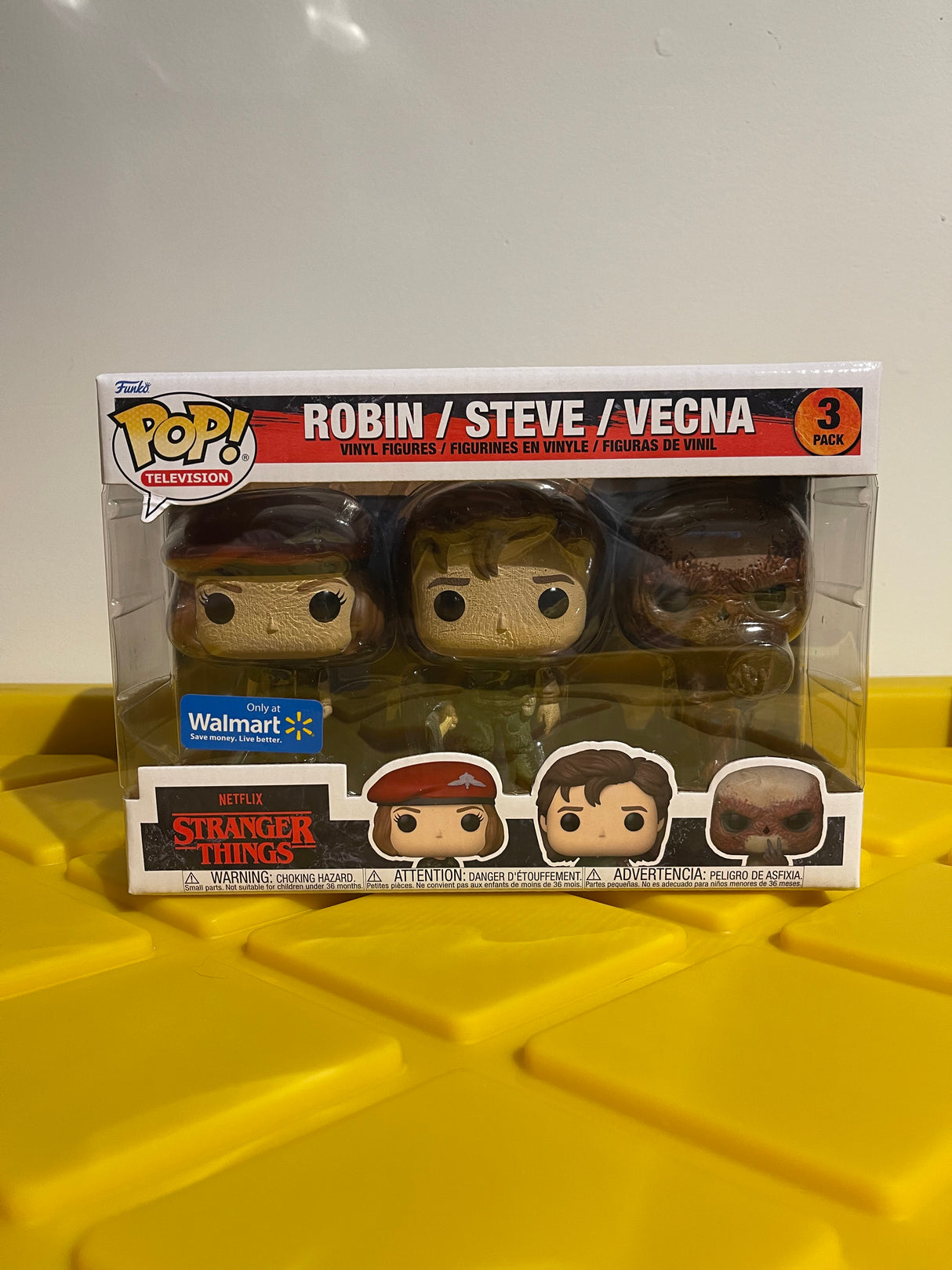 Funko POP! Robin, Steve & Vecna (3-Pack) - Limited Edition Walmart Exclusive