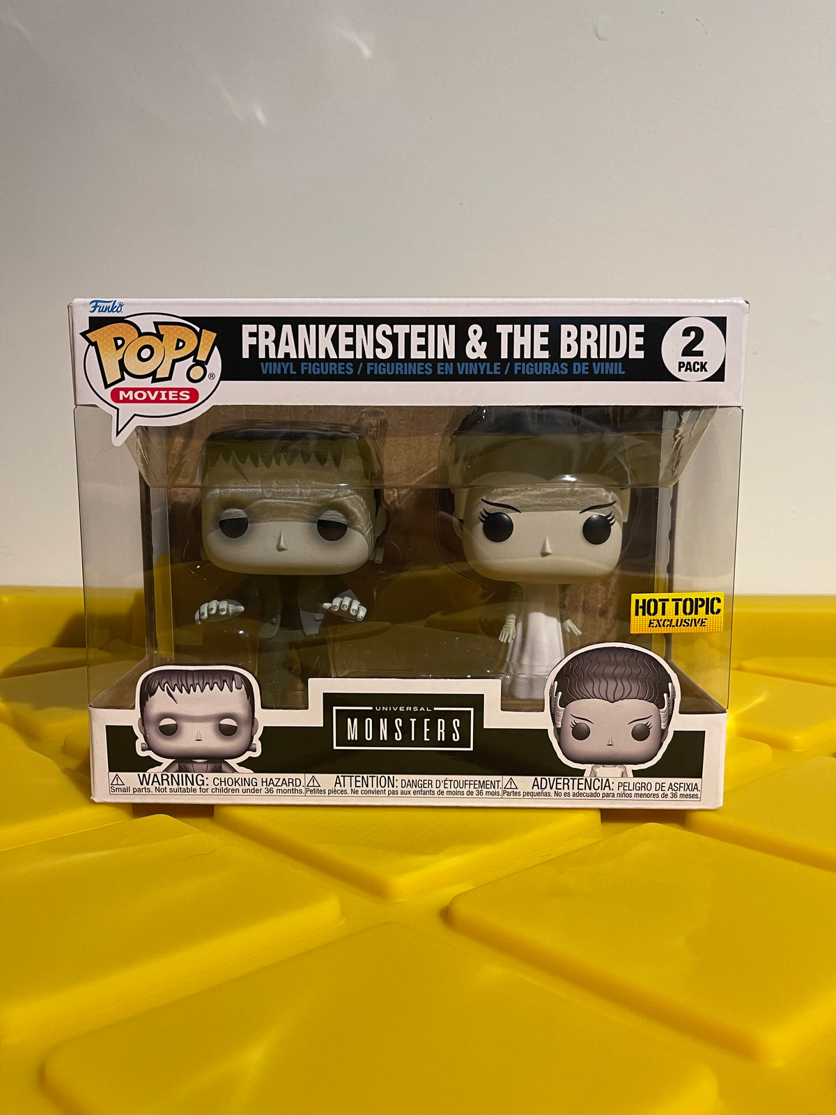 Funko POP! Frankenstein & The Bride (2-Pack) - Limited Edition Hot Topic Exclusive