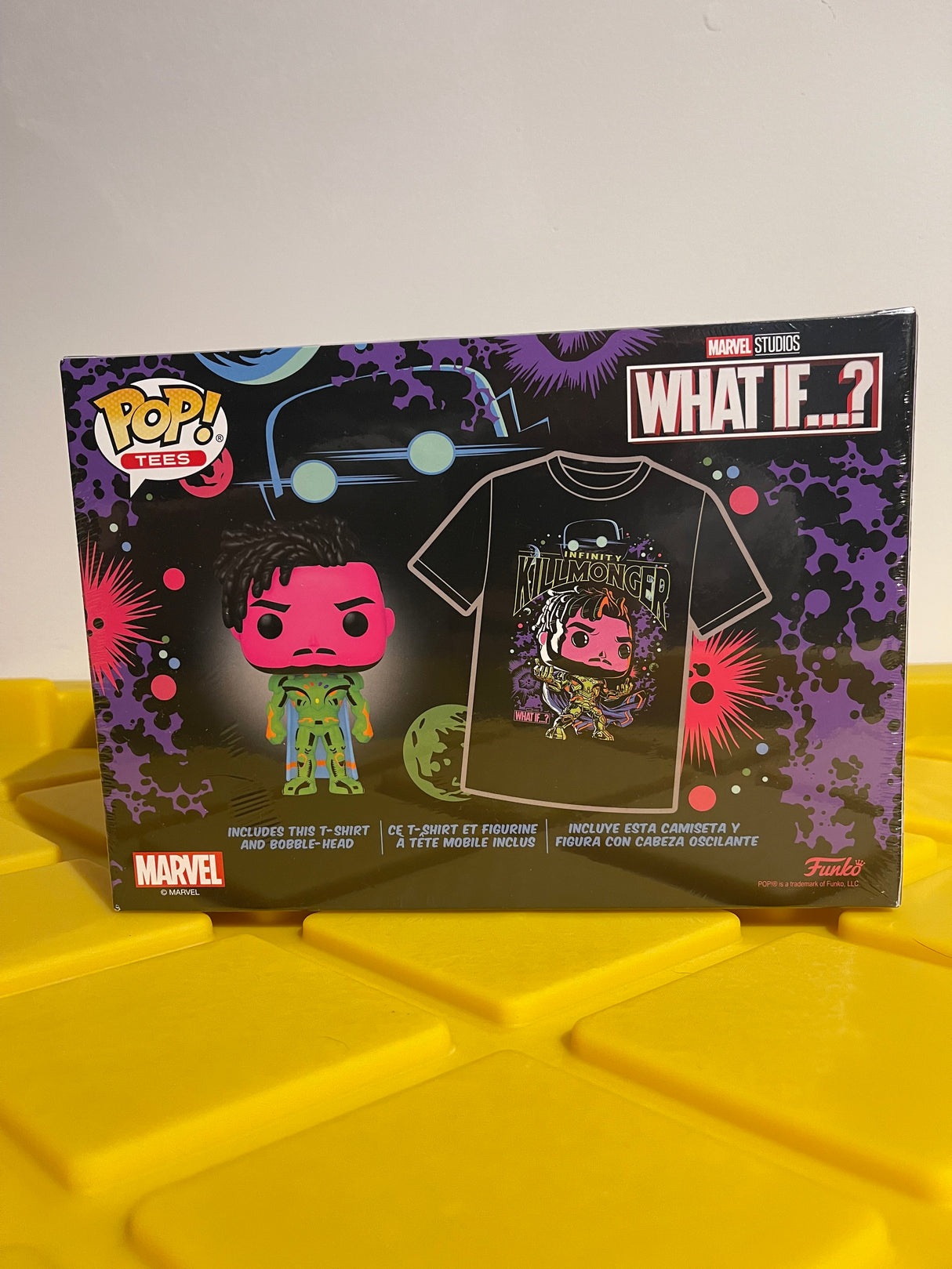 Funko POP! Infinity Killmonger (with Shirt XL) (Black Light) - Limited Edition Target Exclusive