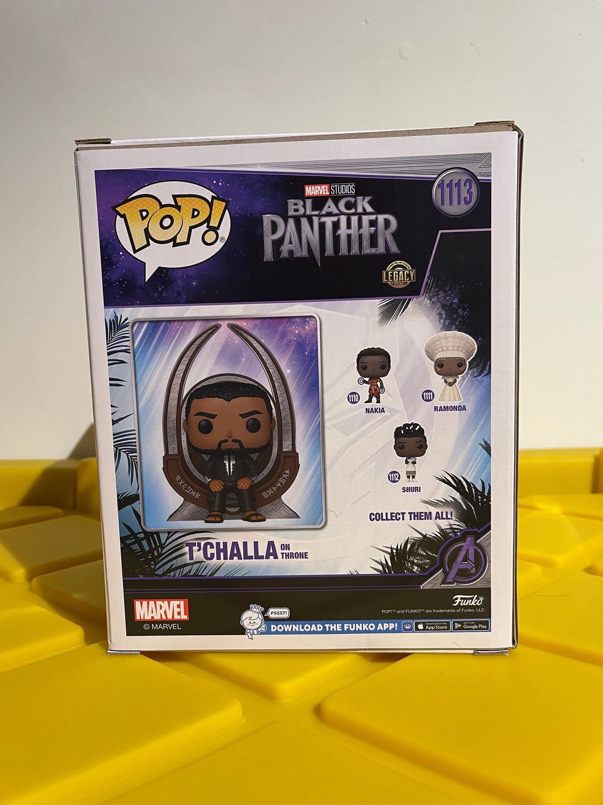 Funko POP! 6" T'Challa on Throne - Limited Edition Target Exclusive