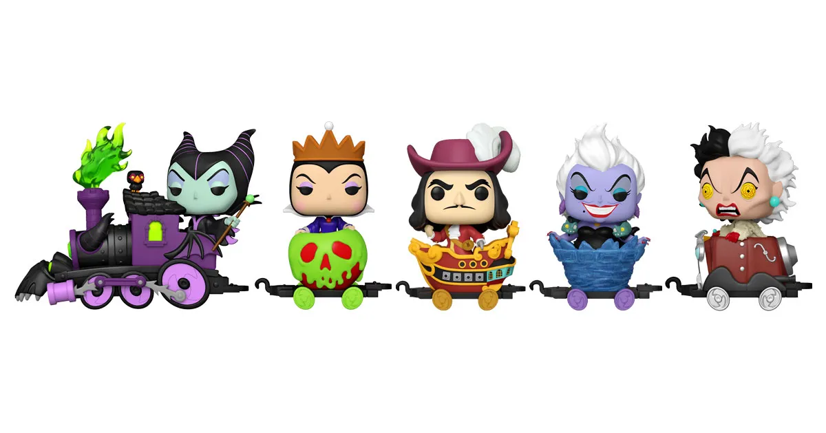 Villains Train Set - Limited Edition Funko Shop Exclusive – Black