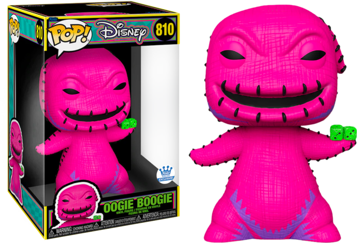 10" Oogie Boogie With Dice (Black Light) - Limited Edition Funko Shop Exclusive