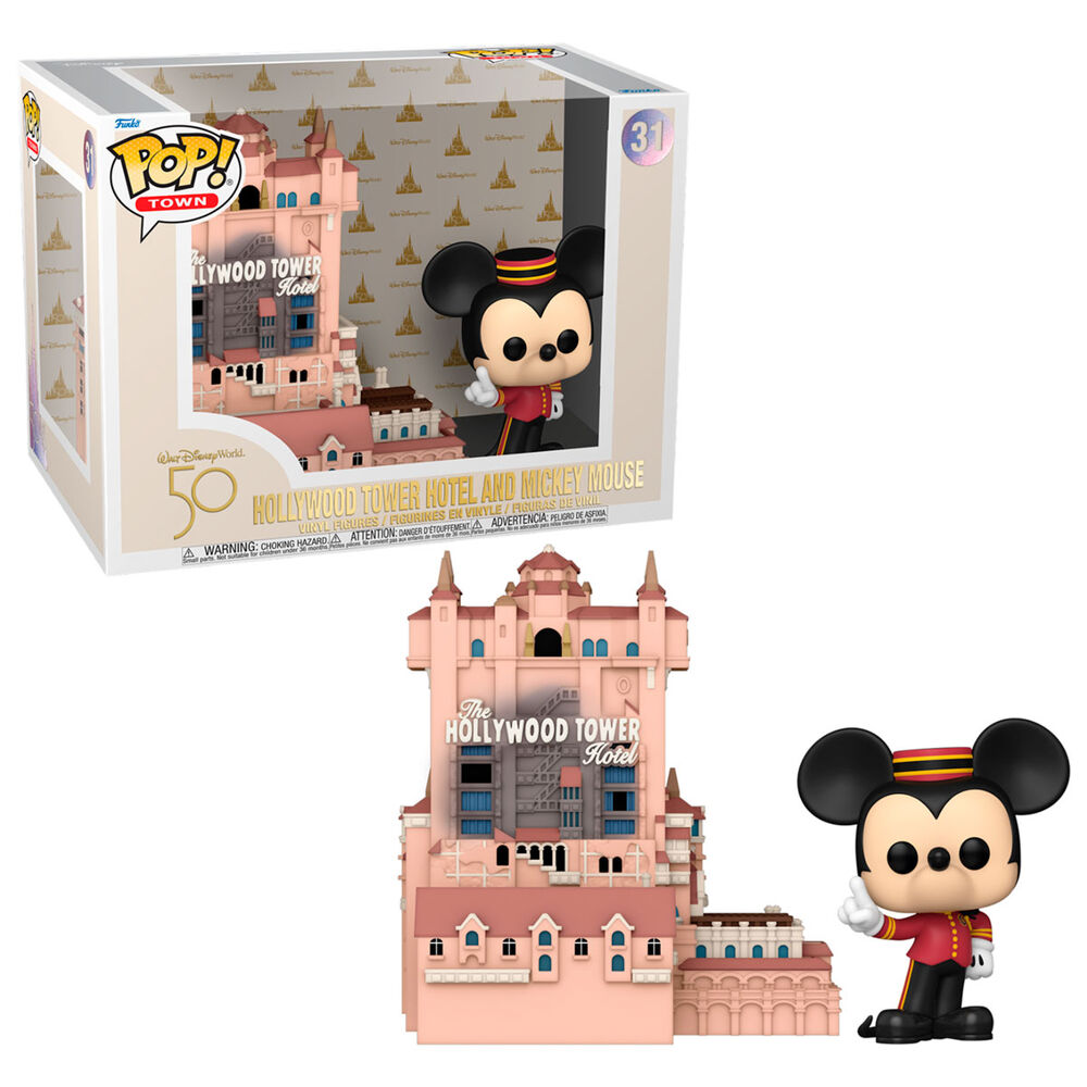Funko POP! Hollywood Tower Hotel and Mickey Mouse (Town)