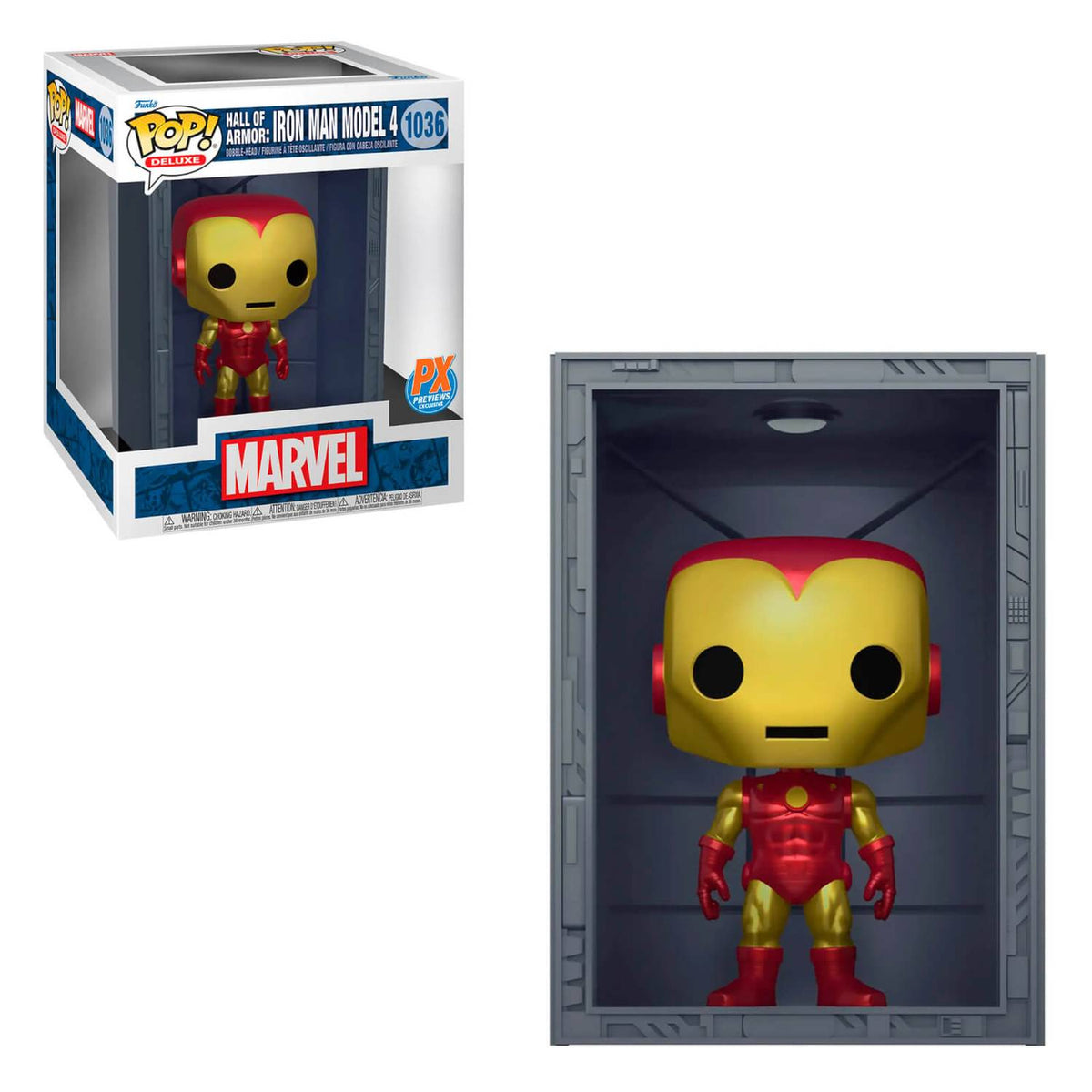 Hall Of Armor: Iron Man Model 4 - Limited Edition PX Previews Exclusiv