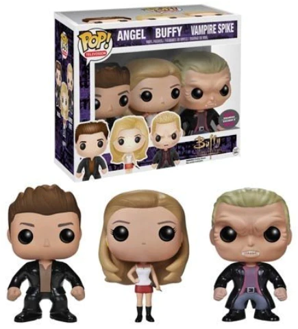 Funko POP! Angel, Buffy & Vampire Spike (3-Pack) - Limited Edition HMV Exclusive
