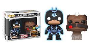 Funko POP! Black Bolt & Lockjaw (Glow) (2-Pack) - Limited Edition PX Preview Exclusive & 2018 SDCC Exclusive
