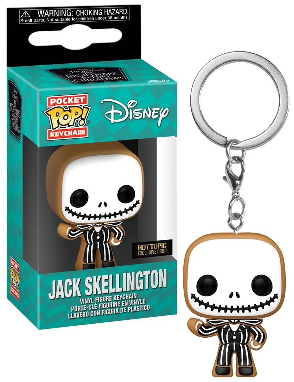 Funko POP! Keychain Jack Skellington - Limited Edition Hot Topic Exclusive