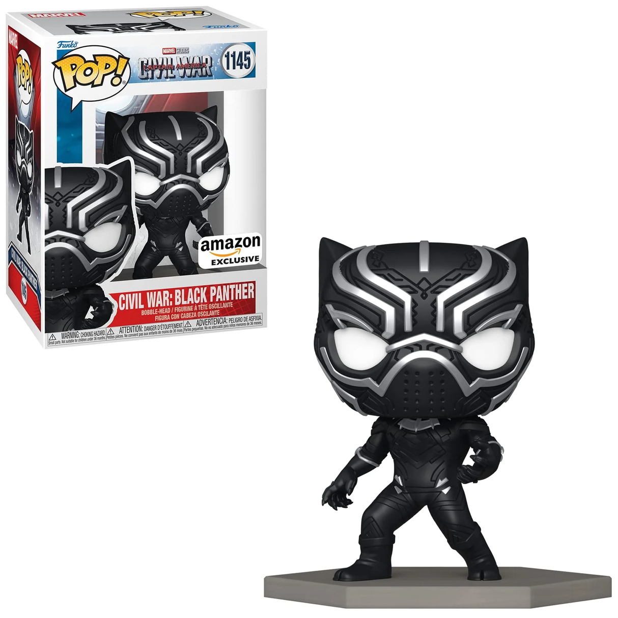 Funko POP! Civil War: Black Panther - Limited Edition Amazon Exclusive