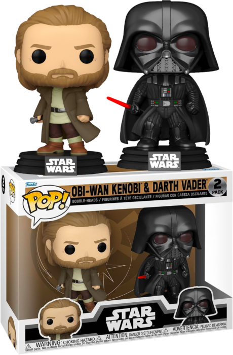 Funko POP! Obi-Wan Kenobi & Darth Vader (2-Pack) - Limited Edition Special Edition Exclusive