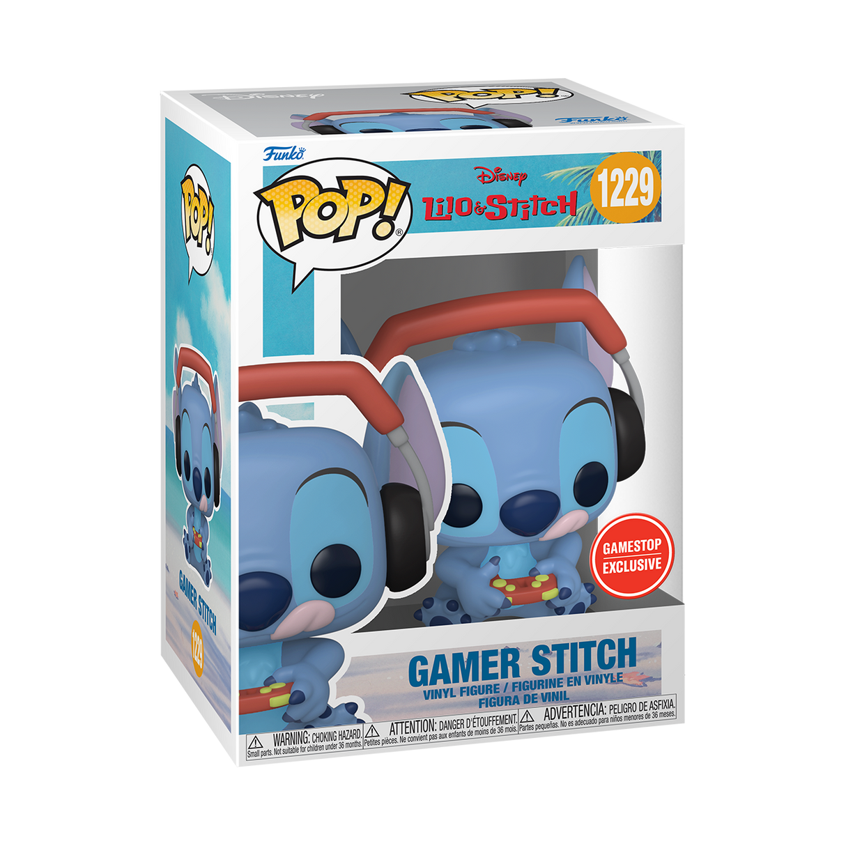 Funko POP! Gamer Stitch - Limited Edition GameStop Exclusive