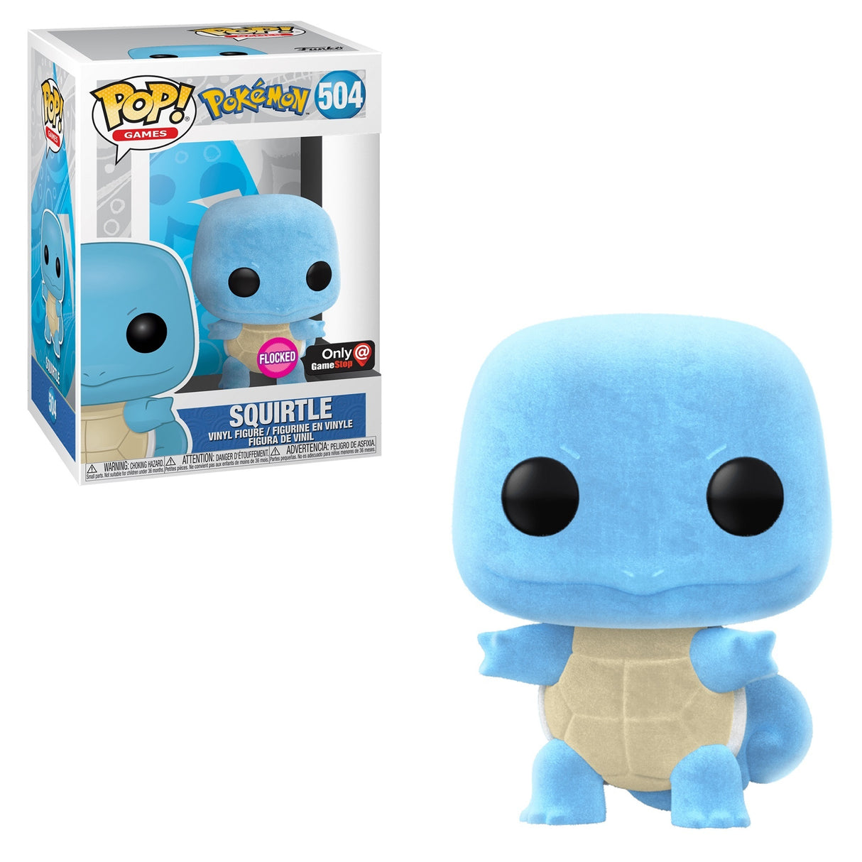Funko POP! Squirtle (Flocked) - Limited Edition EB Games Exclusive