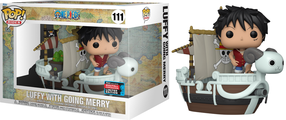 Funko POP! Luffy with Going Merry (Rides) - Limited Edition 2022 NYCC Exclusive