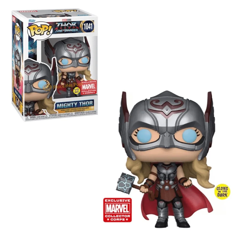 Funko POP! Mighty Thor (Glow) - Limited Edition Marvel Collector Corps Exclusive