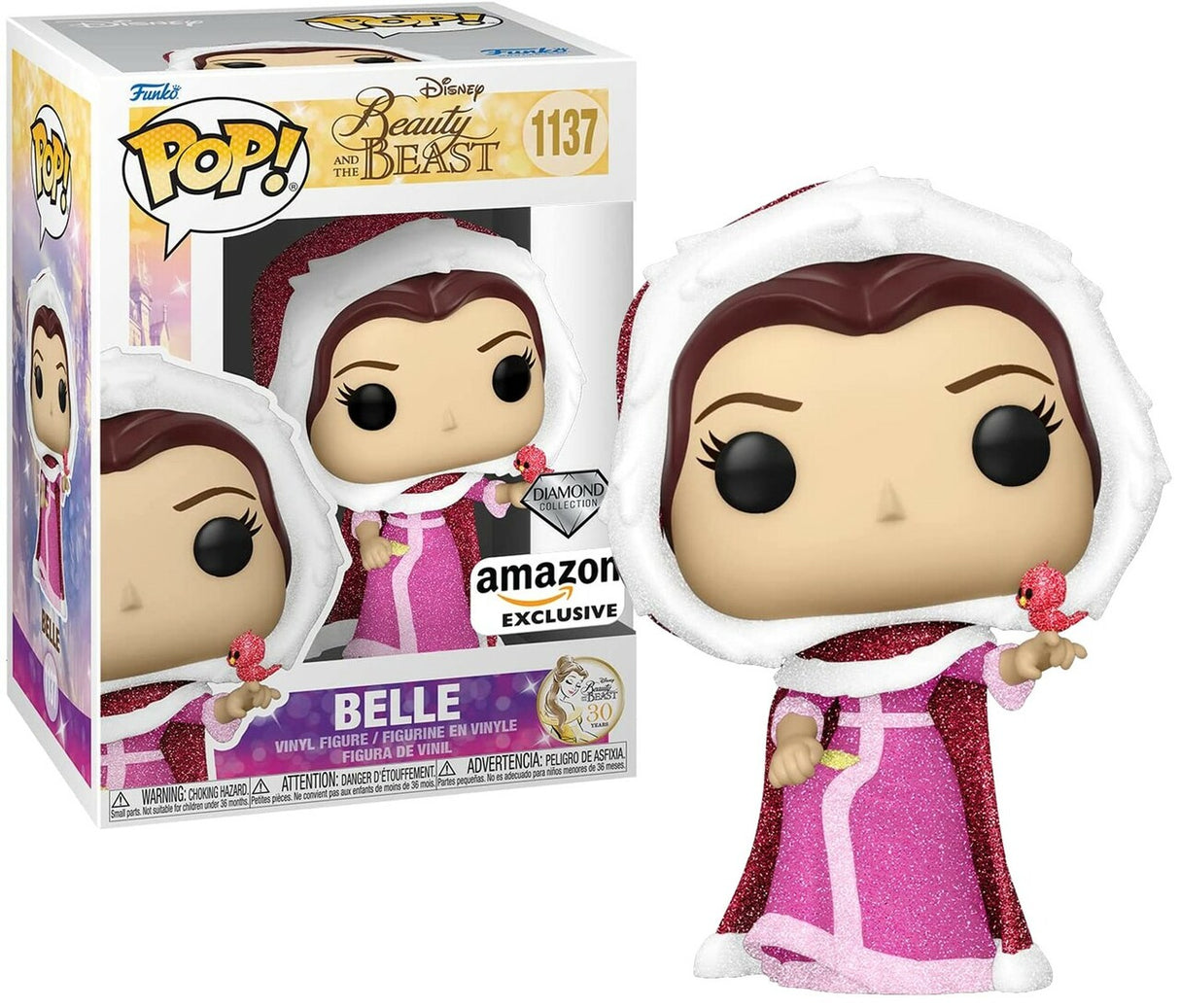 Funko POP! Belle (Diamond) - Limited Edition Amazon Exclusive