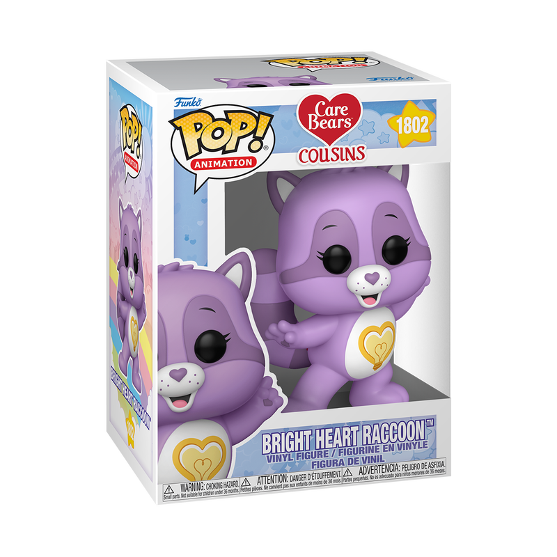 Bright Heart Raccoon Care Bears Cousins Funko Pop