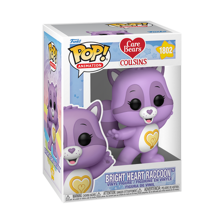 Bright Heart Raccoon Care Bears Cousins Funko Pop