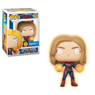 Captain Marvel (Glow) (Walmart) Funko Pop
