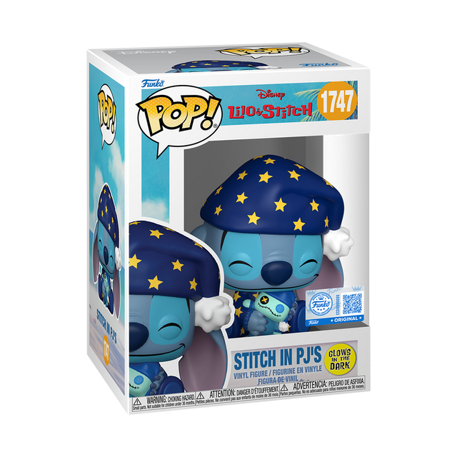 Funko POP! Stitch in PJ's (Glow) - Limited Edition Specialty Series Exclusive (Pre-Order)