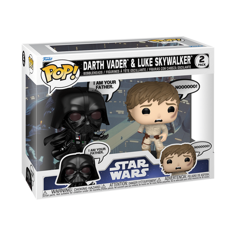 Darth Vader & Luke Skywalker Star Wars Funko Pop