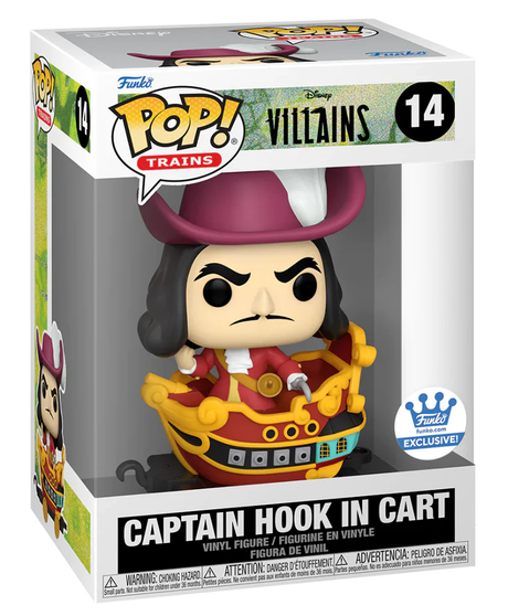 Funko POP! Captain Hook In Cart - Limited Edition Funko Shop Exclusive