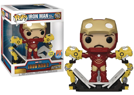 Funko POP! Iron Man with Gantry (Glow) - Limited Edition PX Previews Exclusive