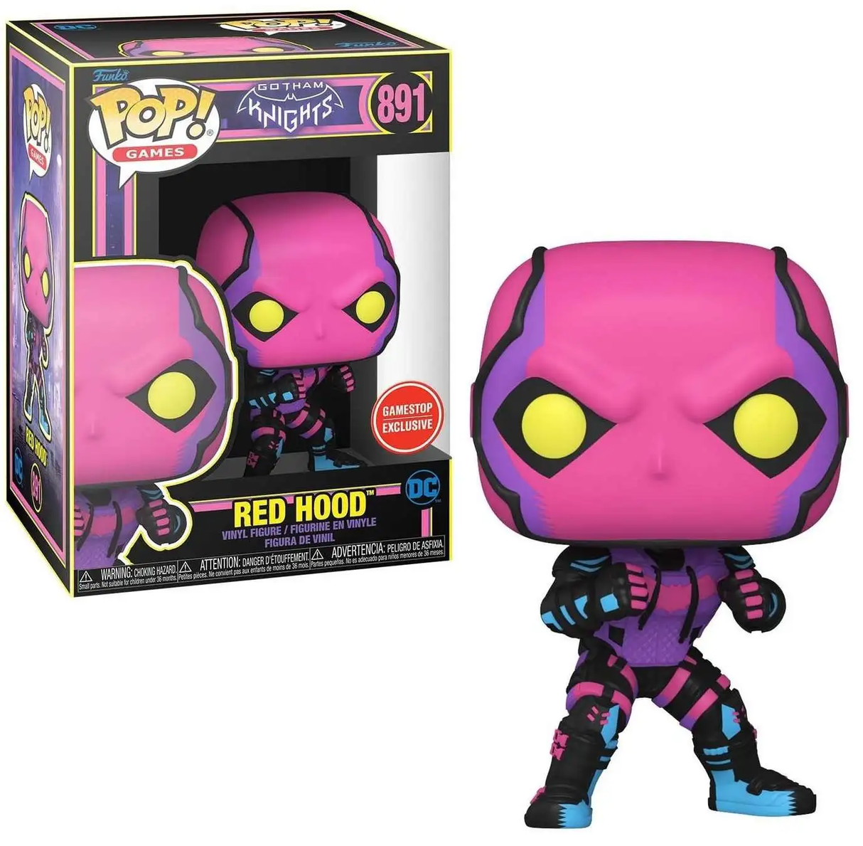 Funko POP! Red Hood (Black Light) - Limited Edition GameStop Exclusive