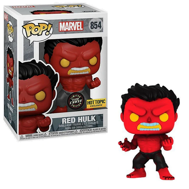 Funko POP! Red Hulk - Limited Edition Chase - Limited Edition Hot Topic Exclusive