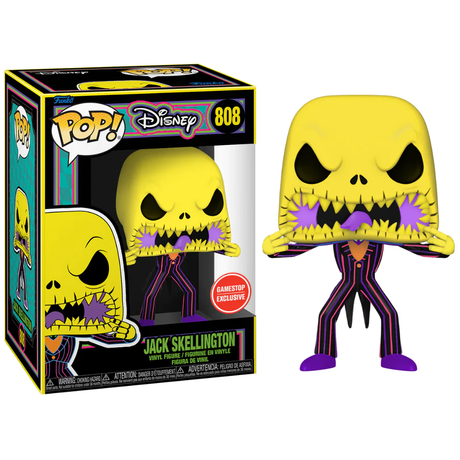 Funko POP! Scary Face Jack (Black Light) - Limited Edition GameStop Exclusive