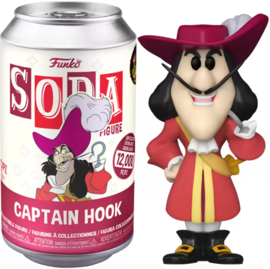 Funko Soda! Captain Hook - Limited Edition Funko Shop Exclusive