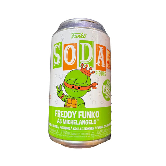 Funko Soda! Freddy Funko As Michelangelo - Limited Edition 2023 Camp Fundays Exclusive