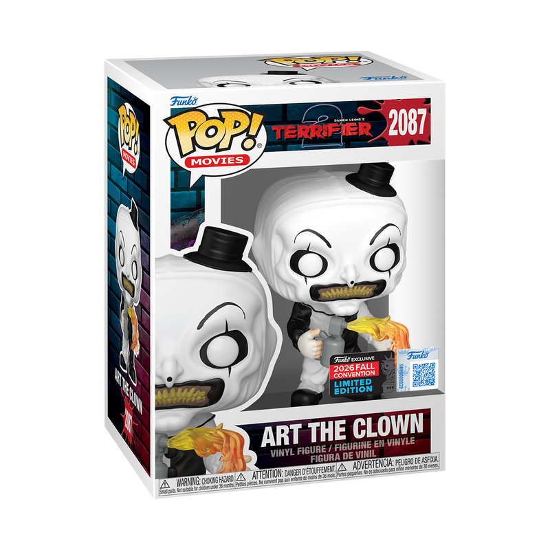 Funko POP! Art the Clown with Flamethrower - Limited Edition 2026 NYCC Fall Convention Exclusive
