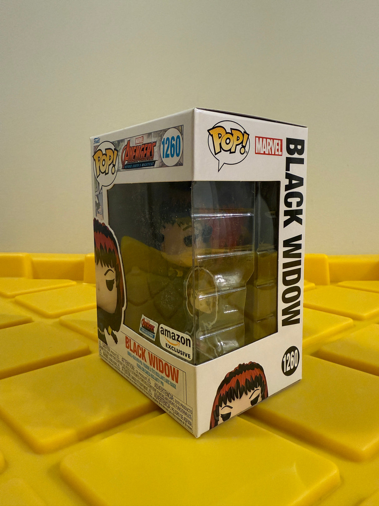 Funko POP! Black Widow (with Pin) - Limited Edition Amazon Exclusive