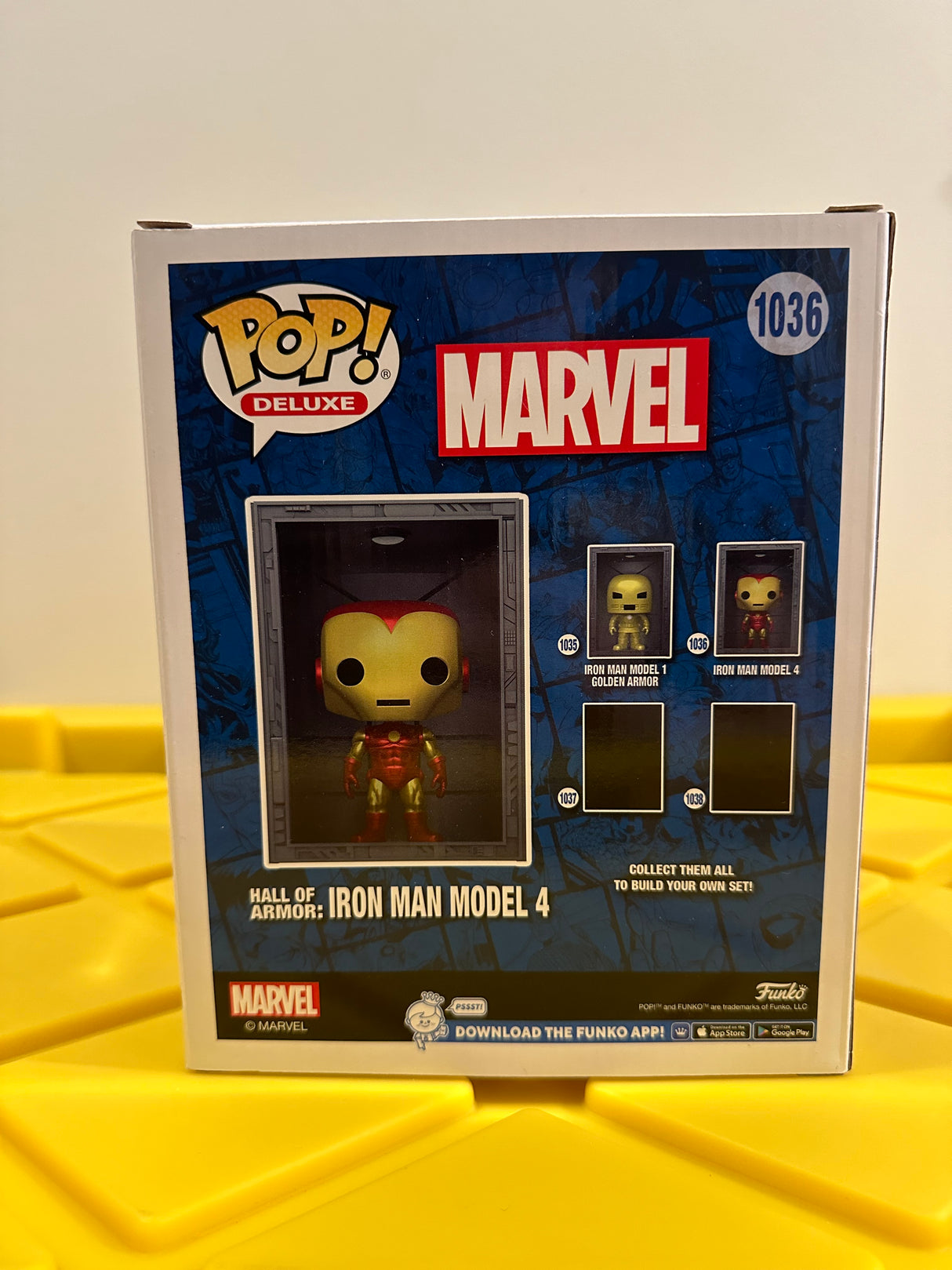 Funko POP! 6" Hall of Armor: Iron Man Model 4 - Limited Edition PX Previews Exclusive
