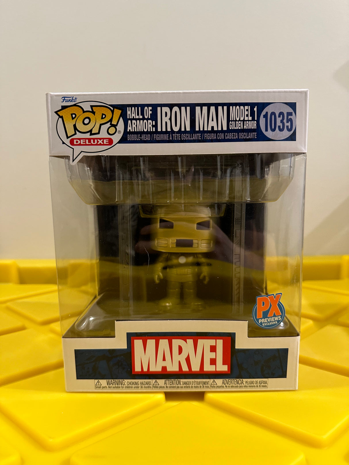 Funko POP! 6" Hall of Armor: Iron Man Model 1 - Limited Edition PX Previews Exclusive