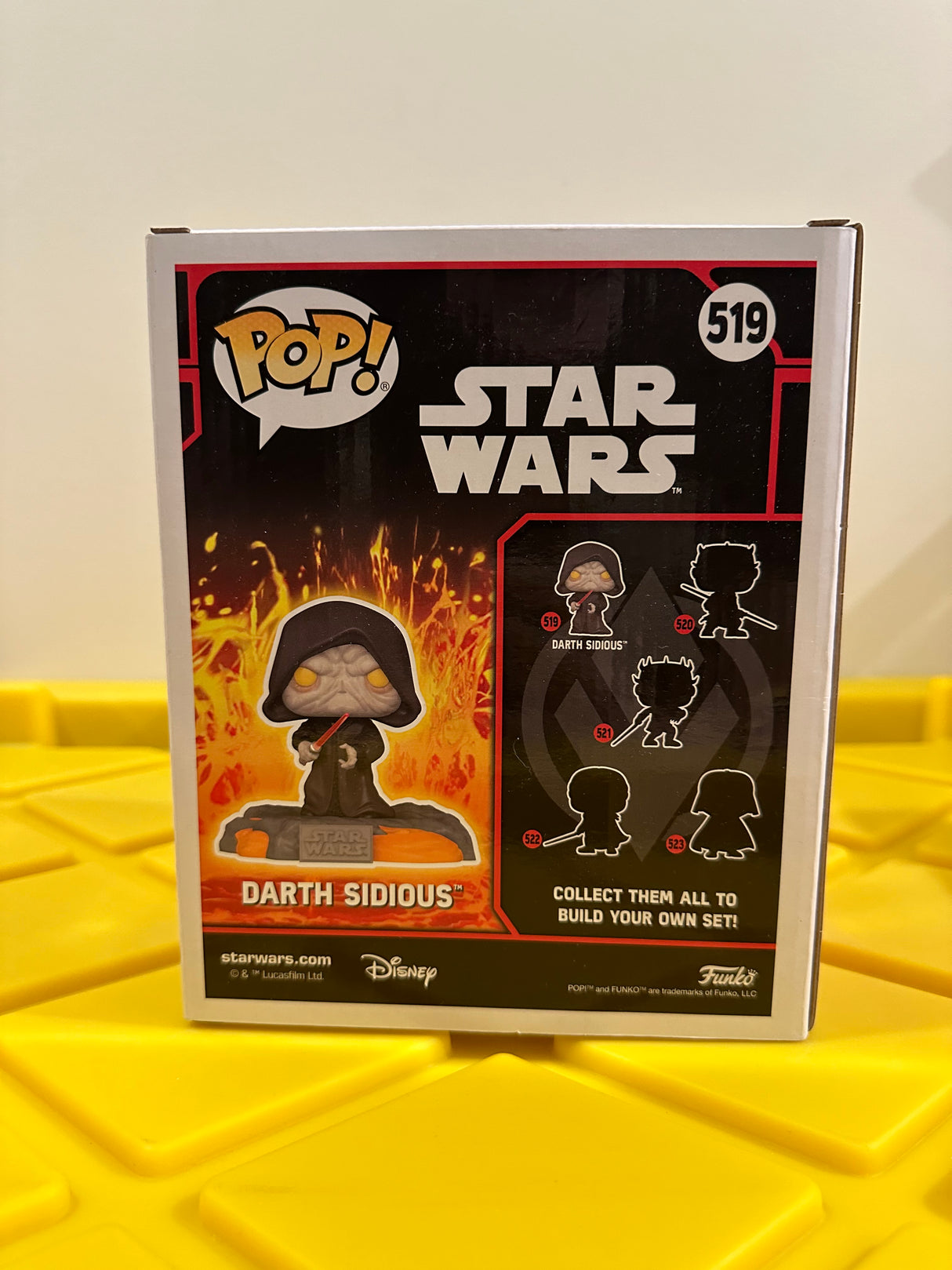 Red Saber Series Volume 1: Darth Sidious (Glow) - Limited Edition EB Games Exclusive