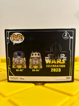 Funko POP! R2-D2 & R5-D4 (2-Pack) - Limited Edition 2023 Galactic Convention Exclusive