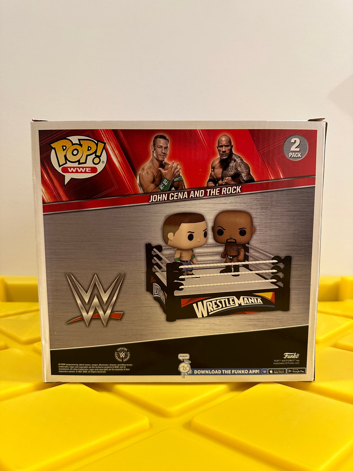 Funko POP! John Cena and The Rock (2-Pack)