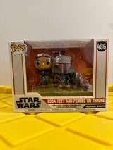 Funko POP! Boba Fett and Fennec on Throne (Moment)